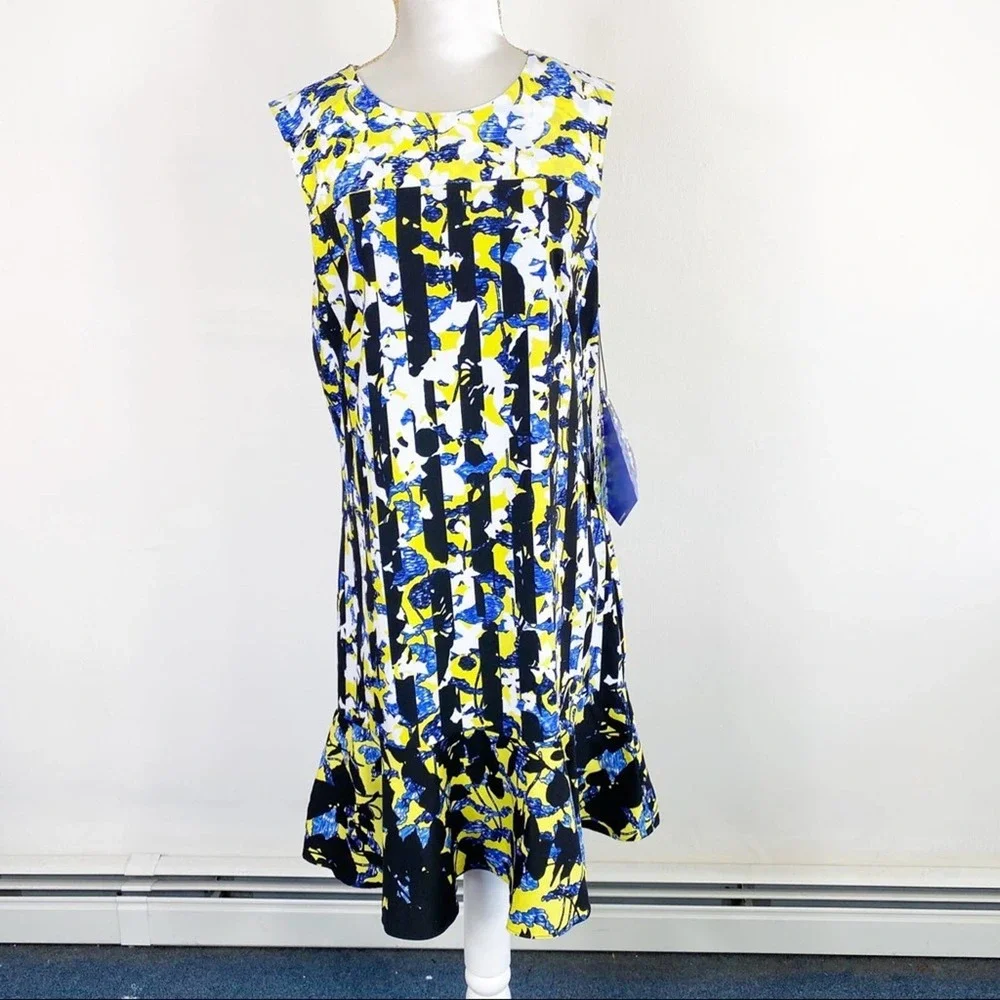 Peter Pilloto For Target YellowGreen Shift Dress M